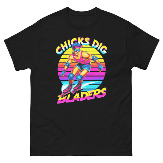 Chicks Dig Bladers T-shirt